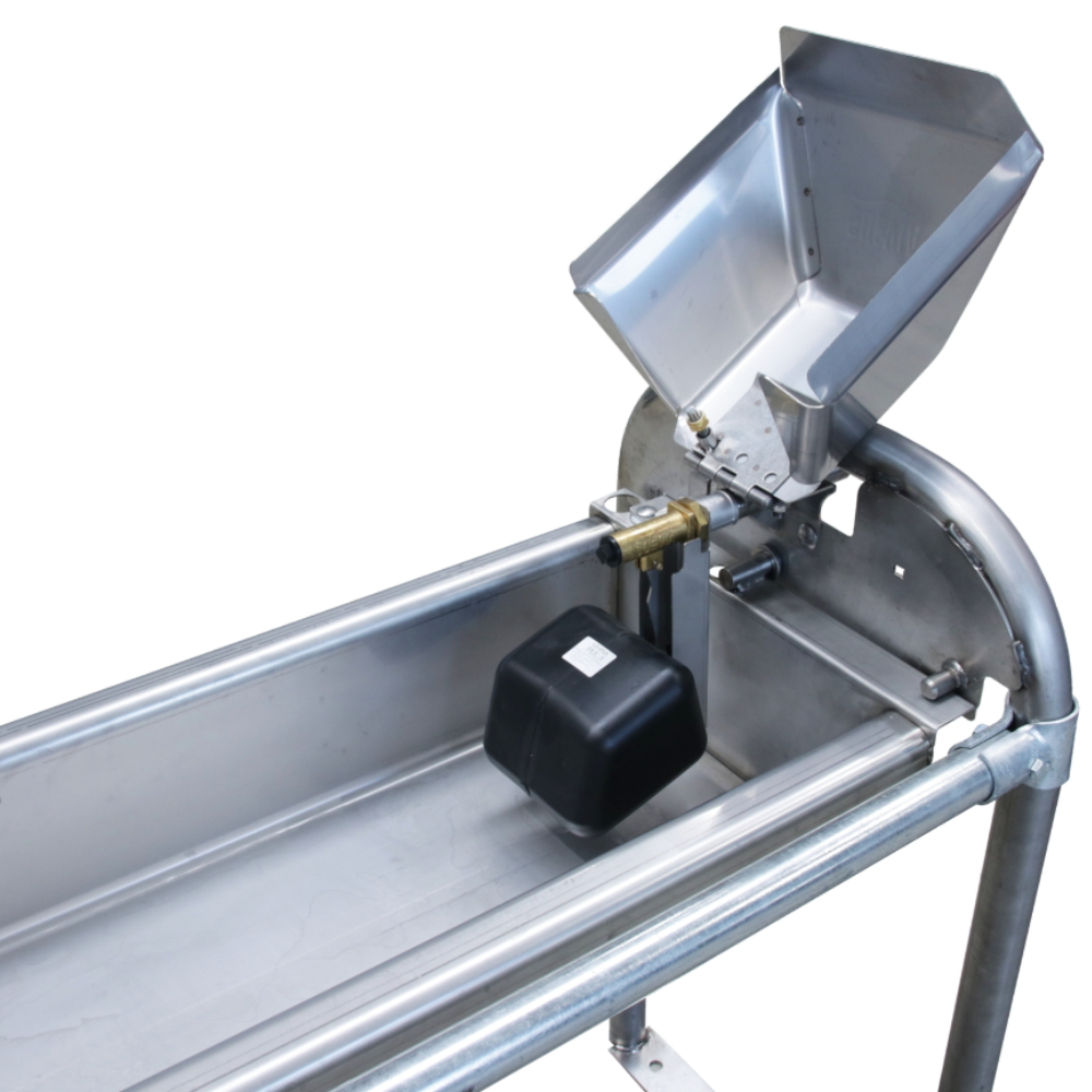 Izgāžama dzirdne, 2.0 m, stiprināma pie sienas, nerūsējošais tērauds